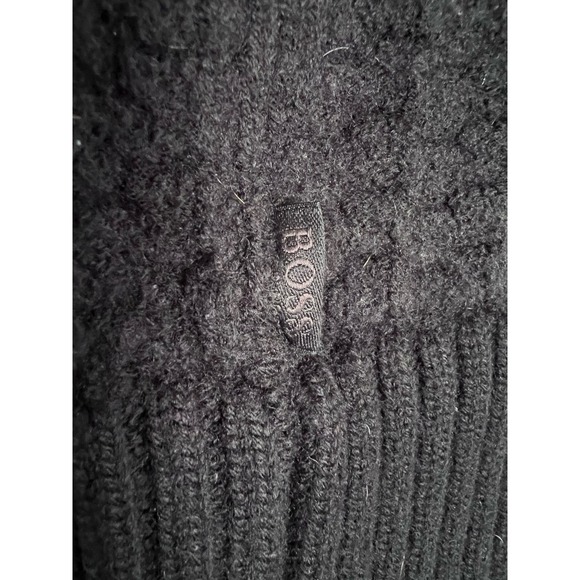 BOSS HUGO BOSS reversible puffer men’s knitted jacket - Picture 4 of 12